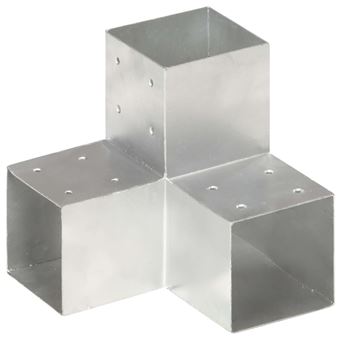 Base para Poste vidaXL em forma de Y 101x101 mm metal galvanizado - 1