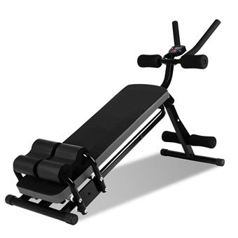 Aparelho para Abdominais BIGZZIA | Dobrável | Contador Ajustável | Preto - 1