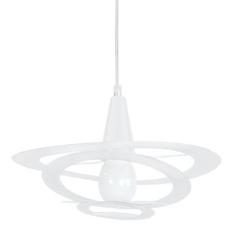 Candeeiro Suspensão Tosel Planete Pax | 30 cm | 1 Luzes - Branco - 1