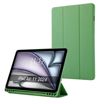 Capa TUMUNDOSMARTPHONE flip inteligente para Apple iPad Air 2024 11 (M2) | Verde - 1