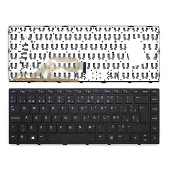 Teclado para Computador Portátil HP Probook 440 G5 445 G5 Preto - 1