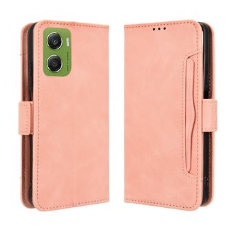 Capa FOXDOCK Protetora para Motorola Moto G06 | Suporte e Flip de couro PU | À Prova de Choque | Rosa - 1
