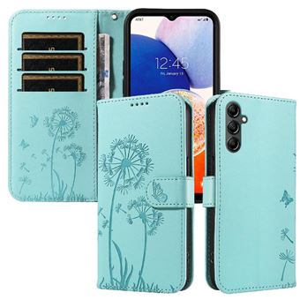 Capa Protetora ZURSANA para Samsung Galaxy A14 5G | Pele PU | Fecho Magnético | Resistente a Impactos | Compartimento para Cartões e Suporte | Verde - 1