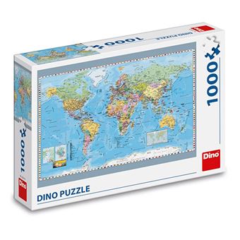 Puzzle DINO 532489 Map of the World | 1000 Peças - 1