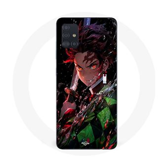 Capa Maniacase Para Samsung Galaxy A51 5G | Demon Slayer Tanjiro Kamado Angry Manga Anime - 1