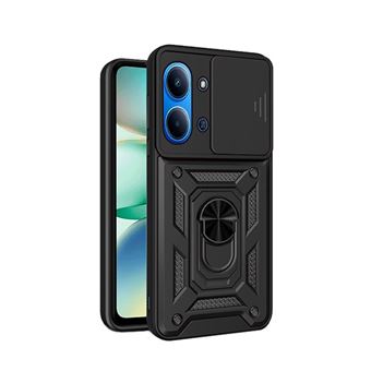 Capa Magnetic Slide Window PHONECARE para Xiaomi Redmi 15C 4G | Preto - 1