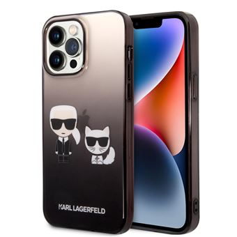 Capa traseira rígida Karl Lagerfeld para iPhone 14 Pro Max | preto - 1