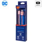 Cabo USB Licenciado DC Superman Universal Tipo C