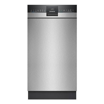 Máquina de Lavar Loiça Siemens SR43ES25ME | 10 talheres | 45 cm | B | Aço polido - 1