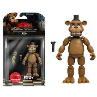 Figura Ação Antiimpacto Five Nights at Freddy's | Freddy Fazbear | 20 cm | PVC | Animatrónico Articulado | FNAF - 1