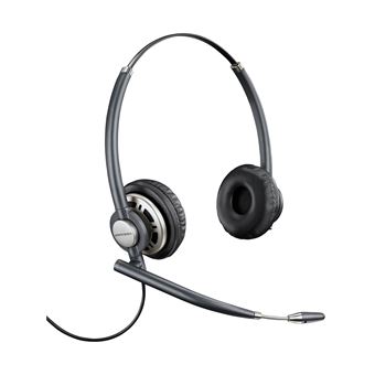 Auscultadores HP Poly Headset binaural Poly EncorePro 720 + Quick Disconnect | Preto - 1
