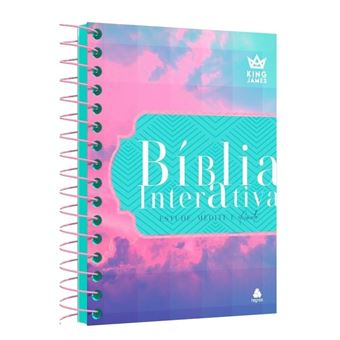 Bíblia Interativa Estude, Medite E Anote: Modelo Firmamento - King James - 1