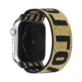 Bracelete de Nylon HSMY Elástico para Apple Watch Series 6/ SE/ 5/ 4 | 40 mm - Multicolor 2 -Tamanho S - 1