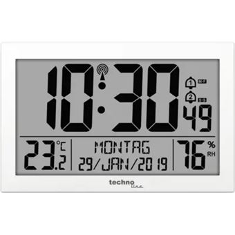 Despertador Technoline WS 8016 | Branco - 1