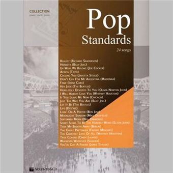 Partitions variété, pop, rock... VOLONTE&CO POP STANDARDS COLLECTION 24 SONGS - PVG Piano voix guitare - 1