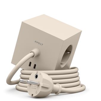 Carregador AC AVOLT Square 1 | 1.8m | nomad sand - 1