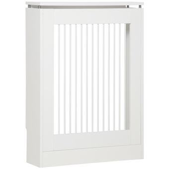 Cobertura de Radiador com Prateleira HOMCOM |  60x18x84 cm | Branco - 1
