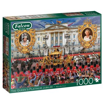 Puzzle Jumbo Falcon de luxe No License Falcon - The Queen'S Platinum Jubilee (1000 Peças) | 1000 Peças - 1