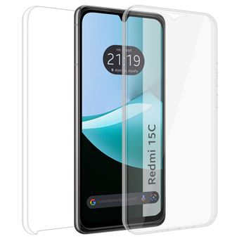 Capa Tumundosmartphone dupla transparente de PC + TPU com corpo inteiro 360 para Xiaomi Redmi 15C 4G / 5G - 1