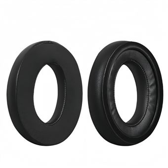 Almofadas para Auscultadores V-REEL para Sennheiser G4ME ZERO PC350 HD380PRO PXC350 PXC450 | Preto | Couro Refrescante - 1