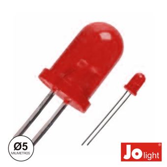 Led Jolight 5mm Alto Brilho Vermelho Difuso - 1
