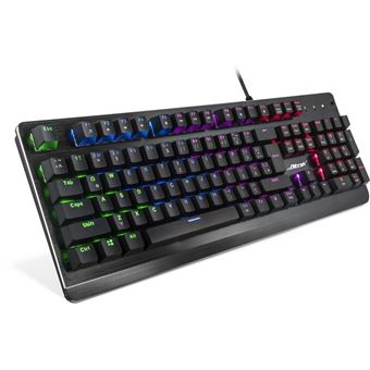 Teclado Gaming com Fios Inter-Tech NK-2000ME | Preto - 1