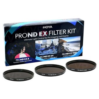 Filtro de Lente de Câmera Hoya PRO ND EX Filter Kit | Preto - 1