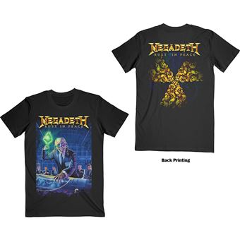 T-shirt Rock Off MEGADETH | Rust In Peace 30th Anniversary | Preto | XXL - 1