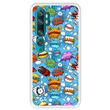Capa Tpu Hapdey para Xiaomi Mi Note 10 - Note 10 Pro - Cc9 Pro | Design Padrão de Bolhas Em Quadrinhos 6 - Transparente