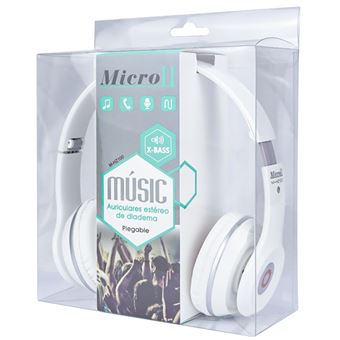Auscultadores Micro II MHZ101 com Cabo Stereo - Branco - 1