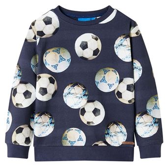 Sweatshirt para criança | vidaXL | azul-marinho 104 | 3 a 4 anos - 1