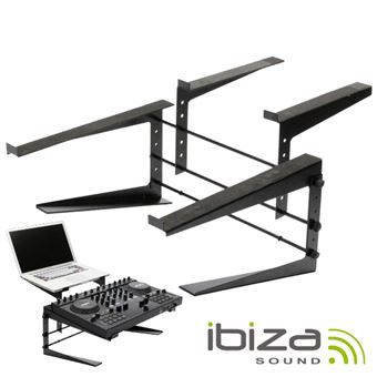 Suporte Duplo Ibiza para Dj Ajustável - 1