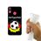 Capa Hapdey para Huawei Y7 2019 - Y7 Prime 2019 Design Bola de Futebol e Cores da Alemanha em Silicone Flexível e TPU_3