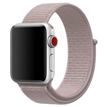 Pulseira de nylon de Substituição WISETONY para Apple Watch Series 4 40mm/Series 3/2/1 38mm Dourado rosa - 1