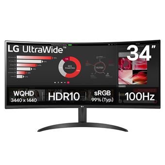 Monitor LG 34WR50QK-B | WQHD | 5 ms | 100 Hz | 34" | E - 1