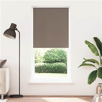 Cortina de rolo Blackout vidaXL | 124,4 x 230 cm | Largura do Tecido 120 cm | Cor Café - 1