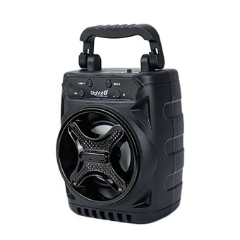 Coluna Wireless Portátil Digivolt com Luz LED | 5V | Hifi-74 - Preto - 1