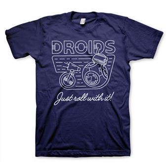 T-shirt Droids - Just Roll With It | Azul Marinho | S - 1