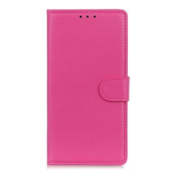 Capa Pu magunivers Textura de Lichia Rosa para Samsung Galaxy S22 Ultra - 1
