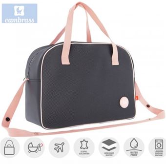 Saco de Maternidade Cambrass | Urbany Rosa 18X44X33 Cm - 1