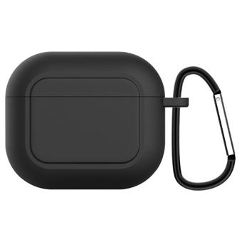 Capa silicone com fivela de pendurar, preto Magunivers para AirPods 3 - 1
