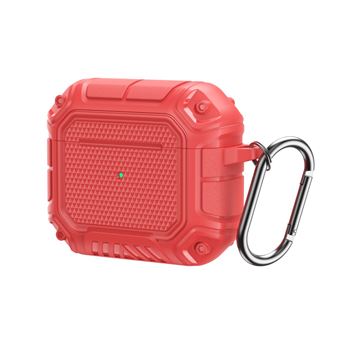 Capa e TPU com porta-chaves, vermelho Magunivers para AirPods 3 - 1