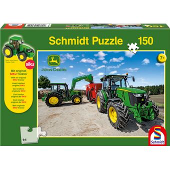 Puzzle Schmidt Spiele John Deere Traktoren Der 5m Serie John Deere: Traktoren der 5M Serie | 150 Peças - 1