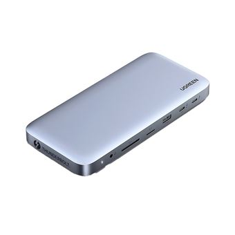 Adaptador UGREEN 80547 CM355 10 em 1 | Type-C a DP1.4 2USB3.1 DC5V?2A AUX 3.5mm SD/TF Thunderbolt3 1000mbps para HUAWEI Mate40/P50 Samsung S20 - 1