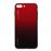 Capa TPU vidro de cor gradiente vermelho/preto para Apple iPhone 8 Plus/7 Plus_0