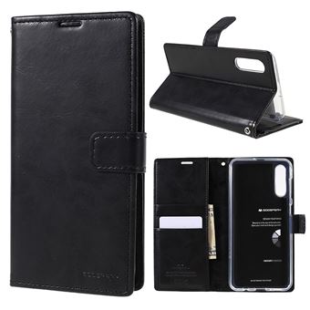 Capa PU lua azul preto para Samsung Galaxy A50