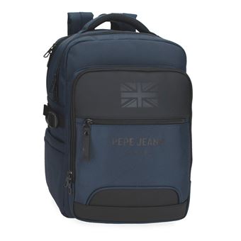 Mochila para Portátil 15,6'' e Tablet 12'' Pepe Jeans Bromley 24 Azul | Adaptável a Trolley - 1