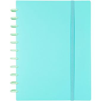 Caderno Ingeniox 66004017 com Elástico | A5 | Pautado | 100 Folhas - Menta - 1