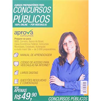 Cursos Preparatorios P/ Concursos Pub 100 Online - 1