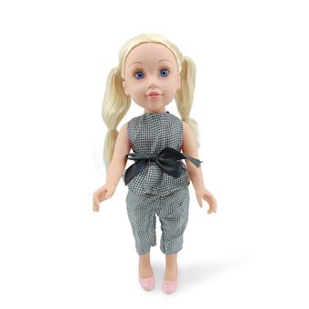 Boneca Pretty Girl Moni chique preto e Branco | 46 cm - 1